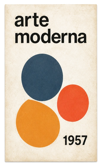 Arte moderna generative poster from Paliet