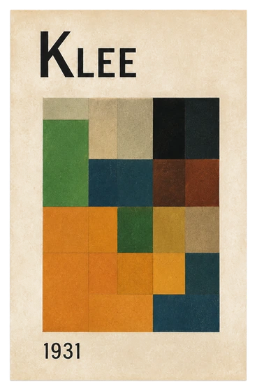 Klee generative poster from Paliet