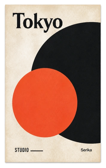 Tokyo generative poster from Paliet