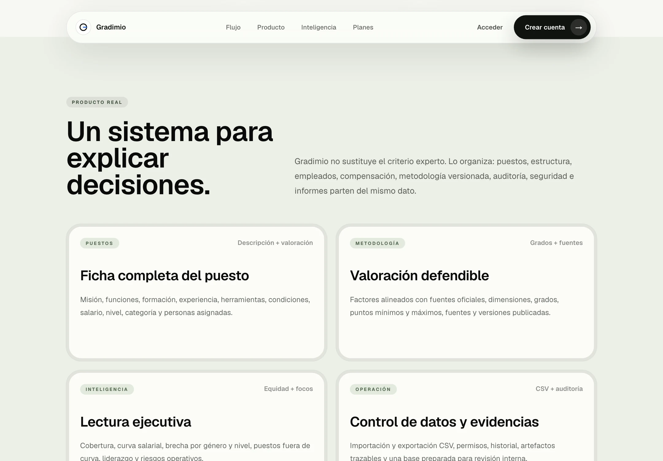 gradimio: product capabilities