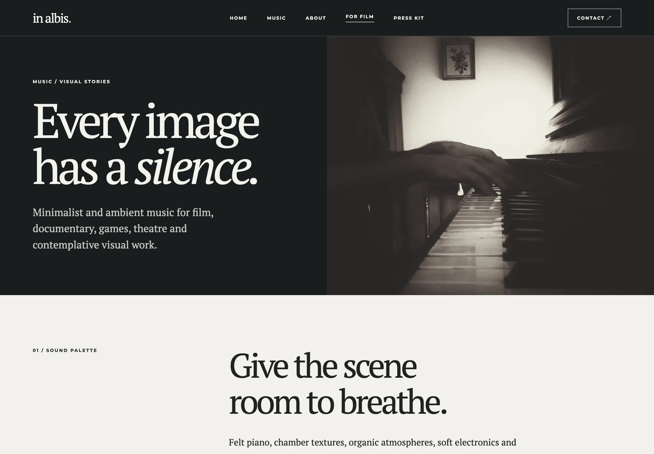 inalbis: music for film