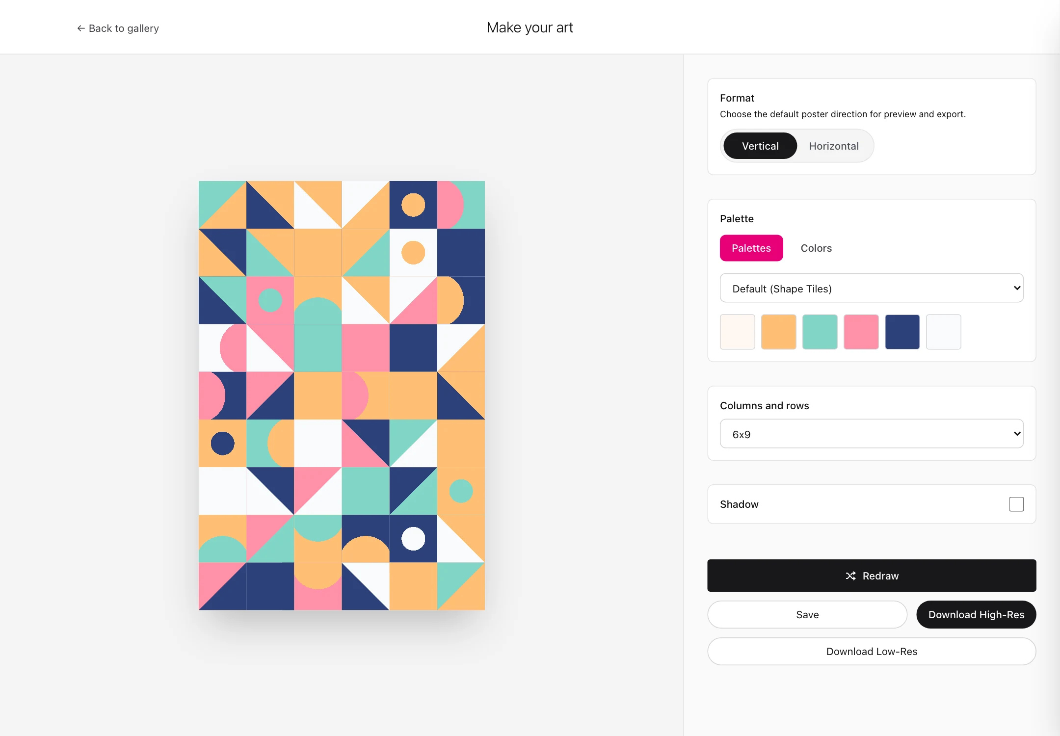 paliet: the generative art editor